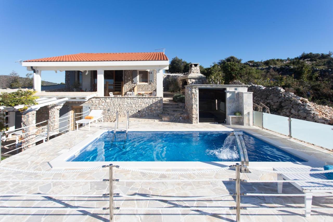 Villa, Stone House With Swimming Pool & Sauna, Beach, سيفيد المظهر الخارجي الصورة