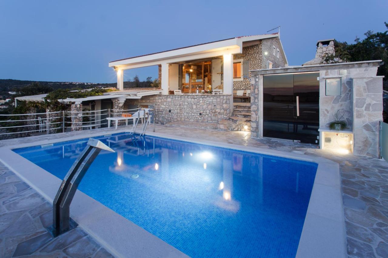 Villa, Stone House With Swimming Pool & Sauna, Beach, سيفيد المظهر الخارجي الصورة